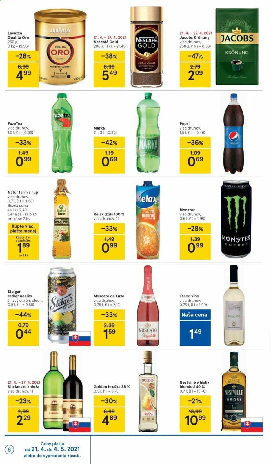 Leták TESCO supermarket - 21.4.2021 - 27.4.2021. Strana 6