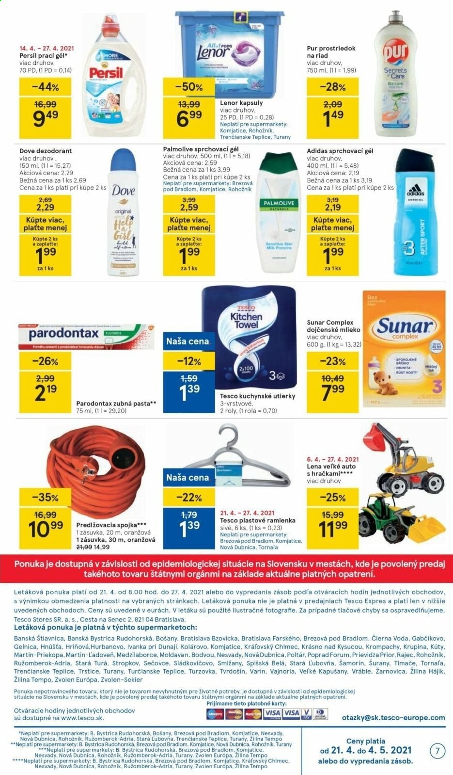 Leták TESCO supermarket - 21.4.2021 - 27.4.2021. Strana 7