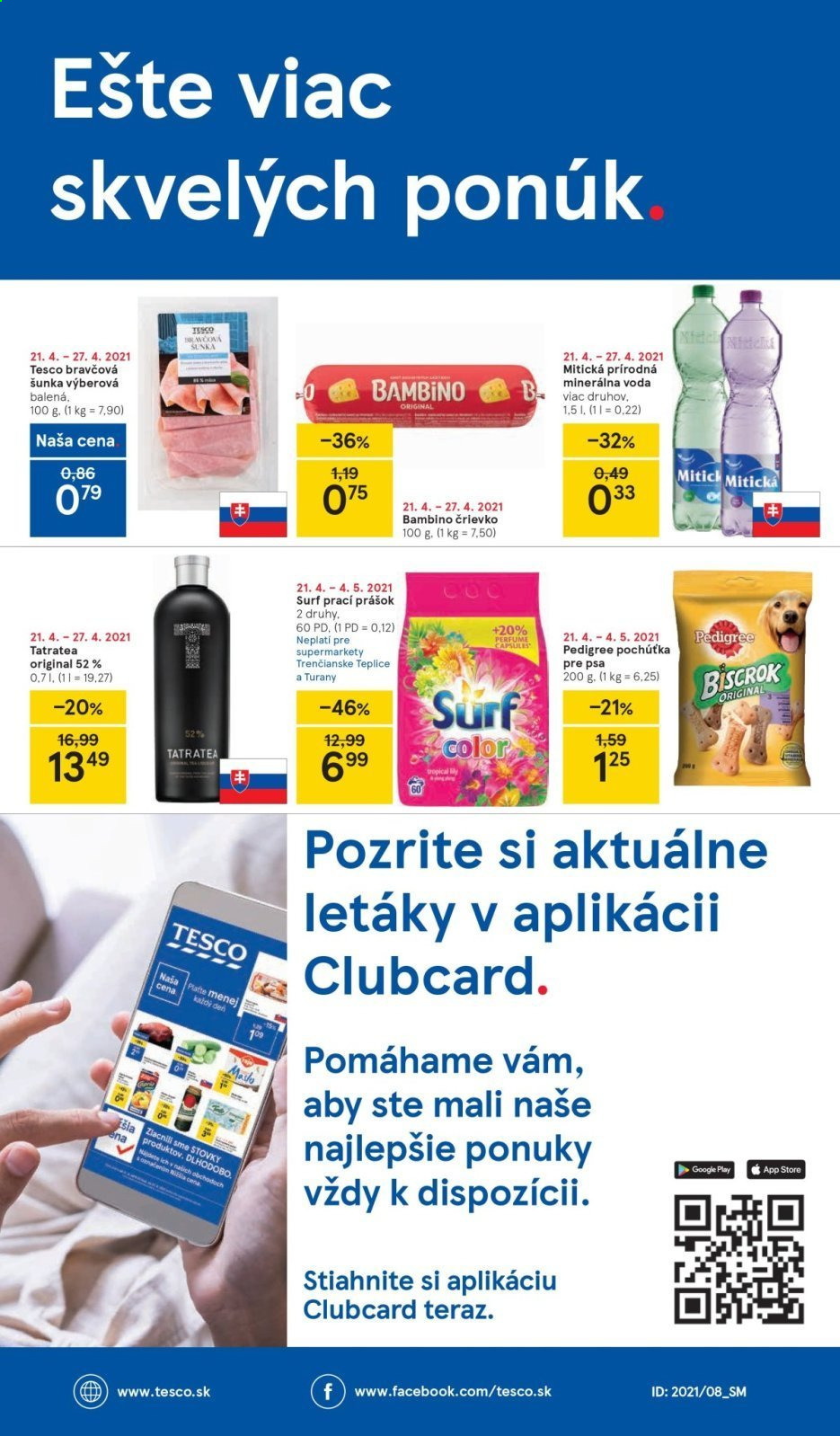 Leták TESCO supermarket - 21.4.2021 - 27.4.2021. Strana 8