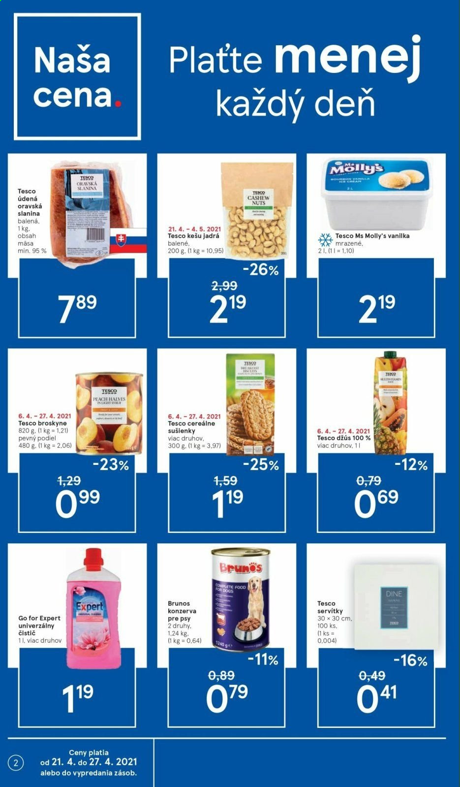 Leták TESCO - 21.4.2021 - 27.4.2021. Strana 2