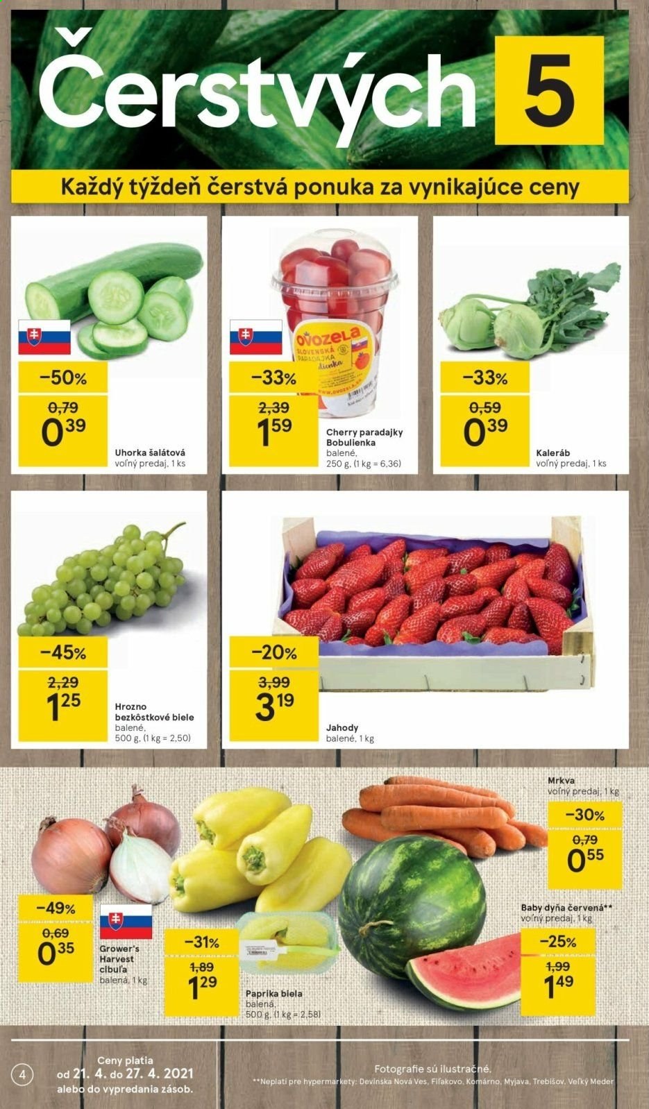 Leták TESCO - 21.4.2021 - 27.4.2021. Strana 4
