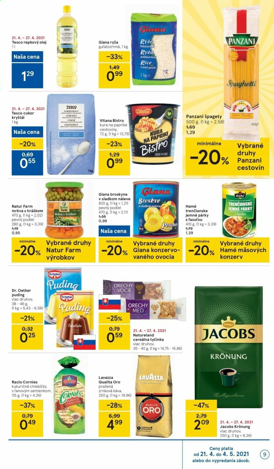Leták TESCO - 21.4.2021 - 27.4.2021. Strana 9