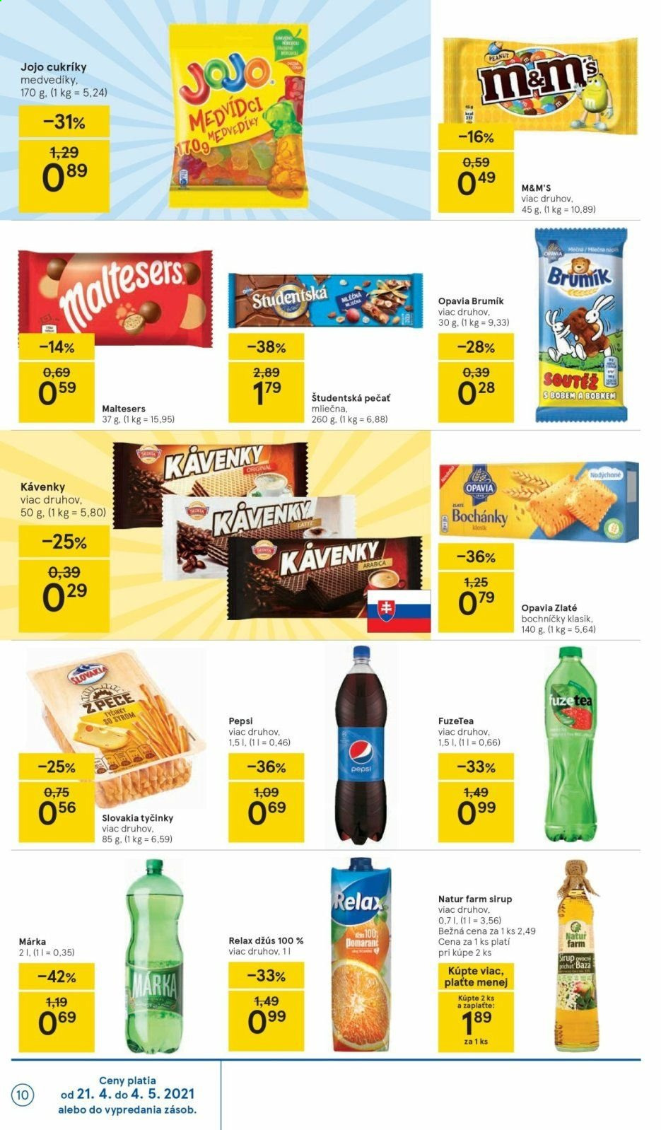 Leták TESCO - 21.4.2021 - 27.4.2021. Strana 10