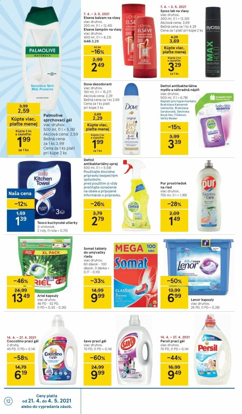 Leták TESCO - 21.4.2021 - 27.4.2021. Strana 12