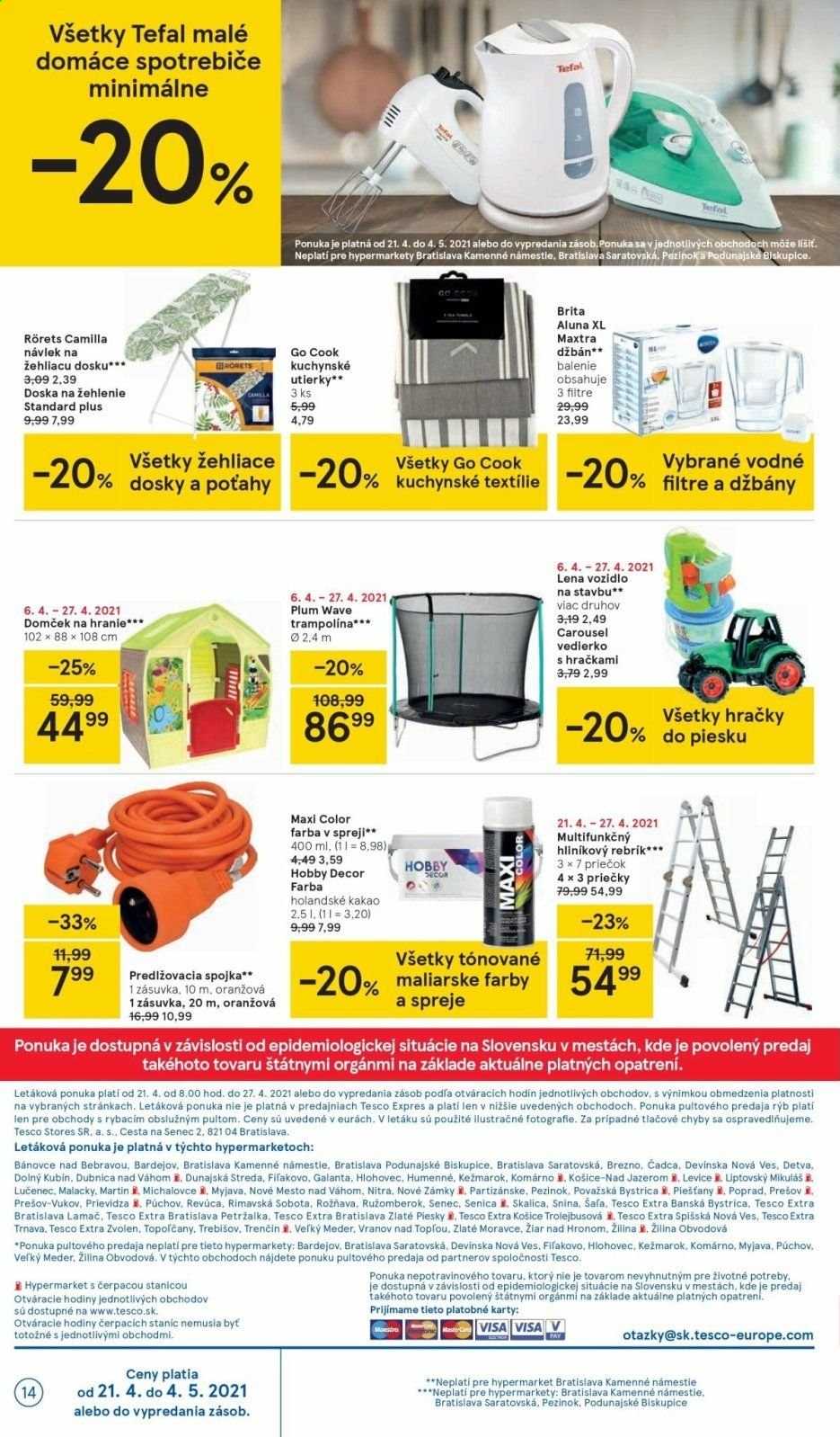 Leták TESCO - 21.4.2021 - 27.4.2021. Strana 14