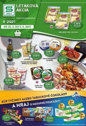 Leták Sintra - 22.4.2021 - 5.5.2021.