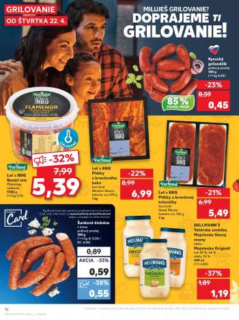thumbnail - Šunková klobása s nivou pultový predaj 100 g (*=1 kg A: 5,90 / KC: 5,50)