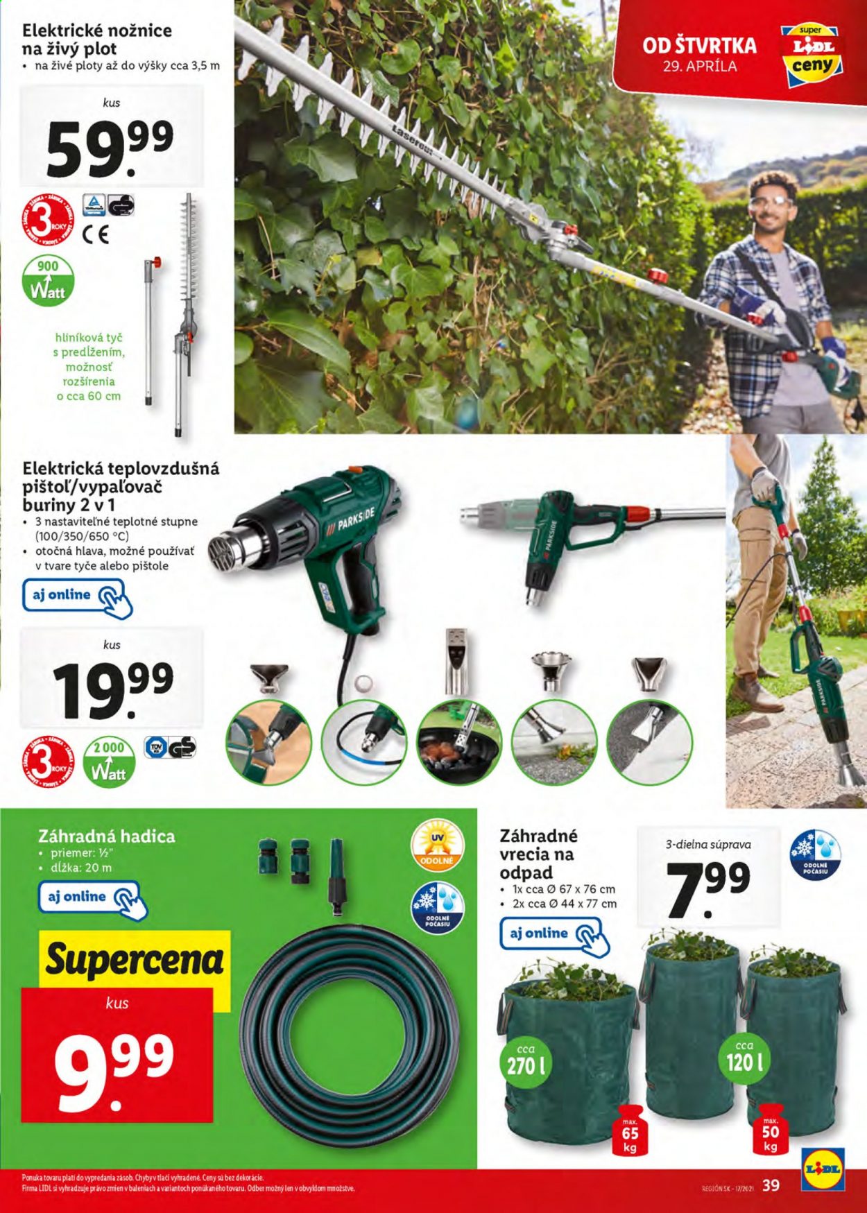Leták Lidl - 26.4.2021 - 2.5.2021. Strana 39
