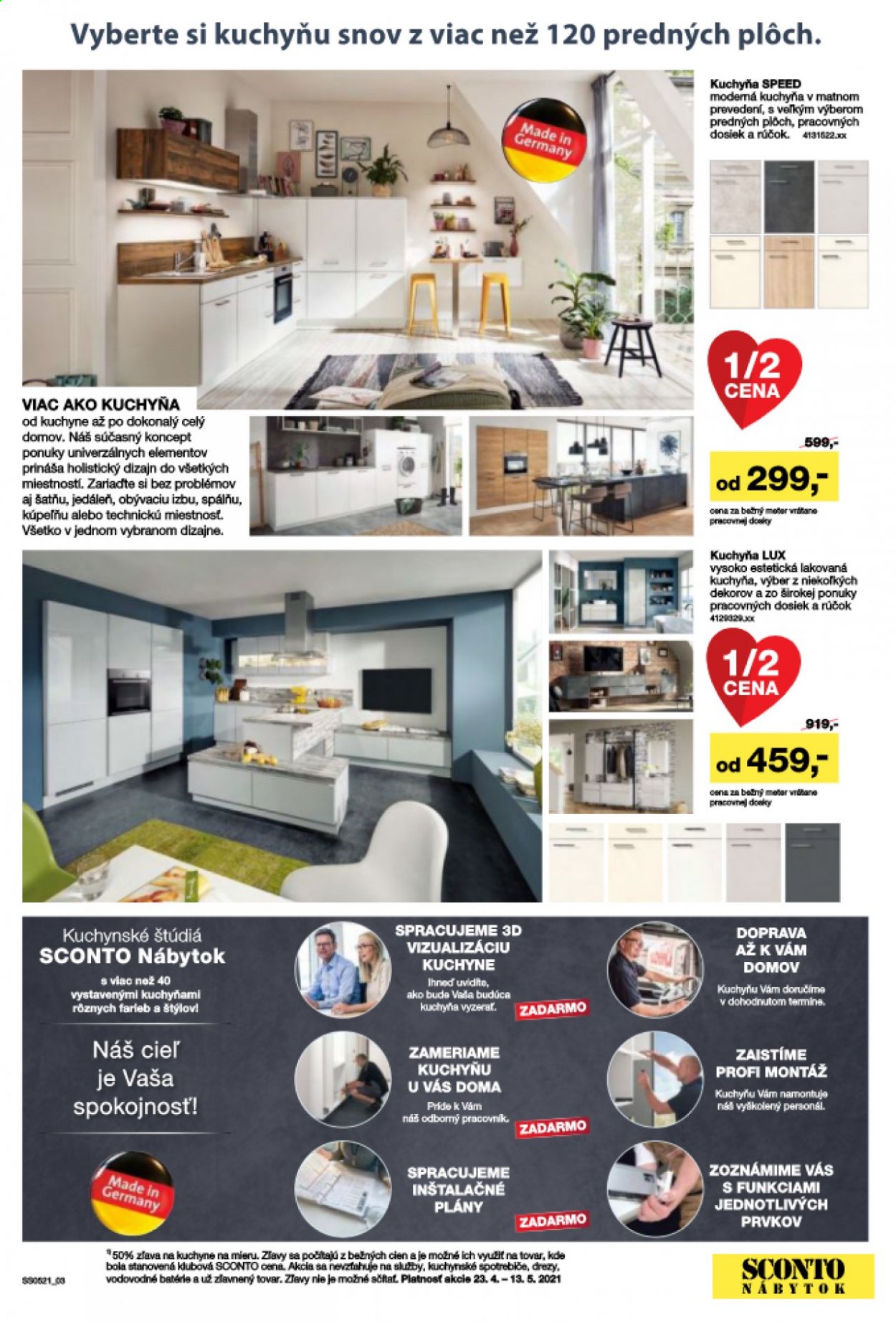 Leták Sconto nábytok - 23.4.2021 - 13.5.2021. Strana 3