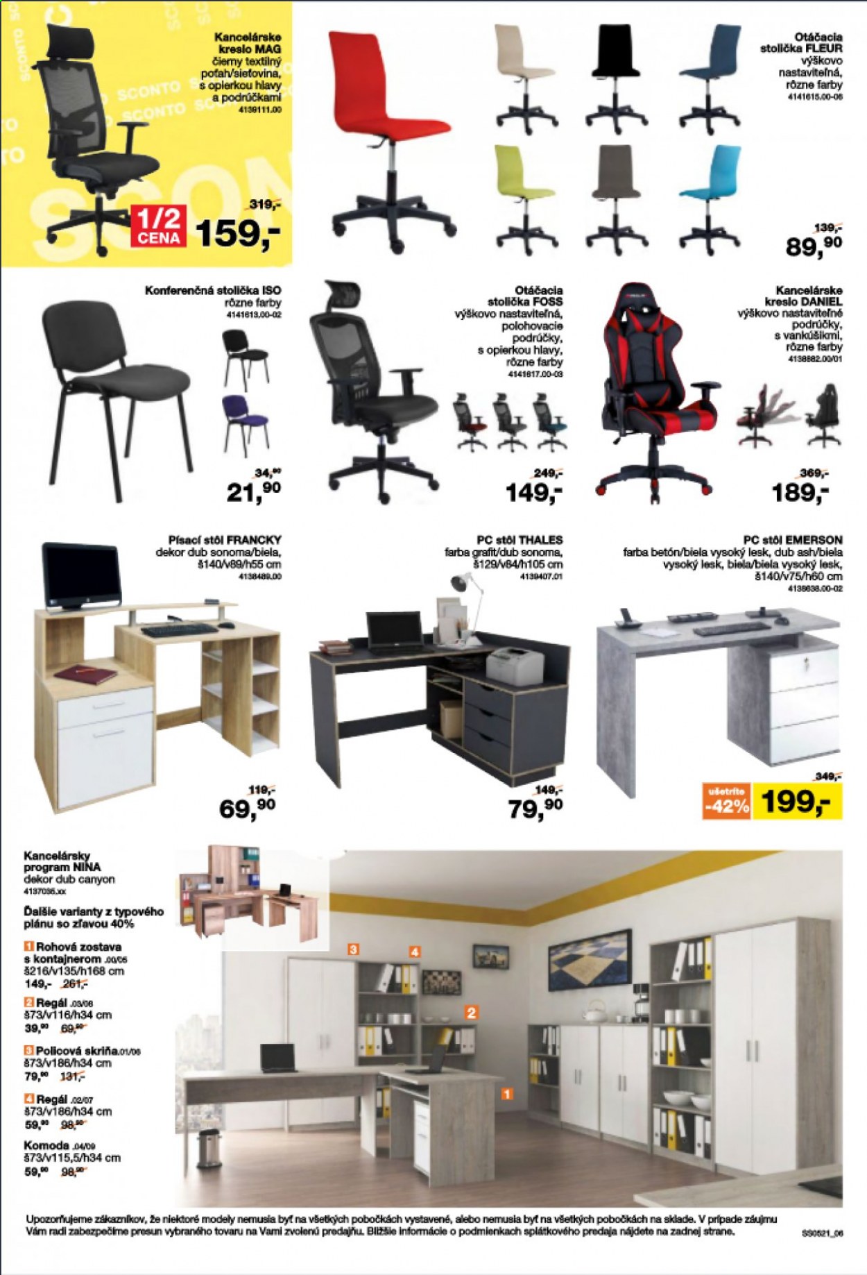 Leták Sconto nábytok - 23.4.2021 - 13.5.2021. Strana 6