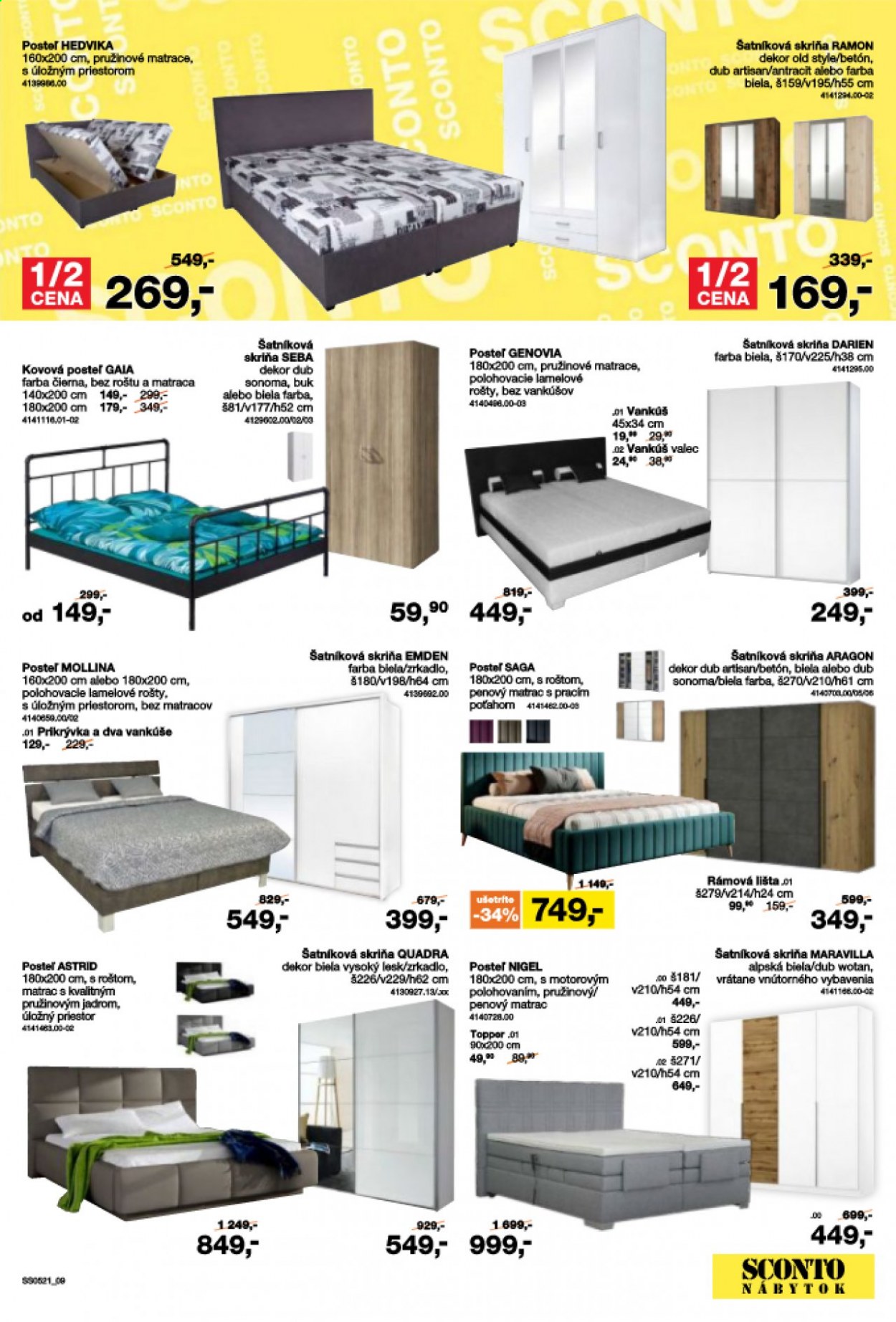 Leták Sconto nábytok - 23.4.2021 - 13.5.2021. Strana 9