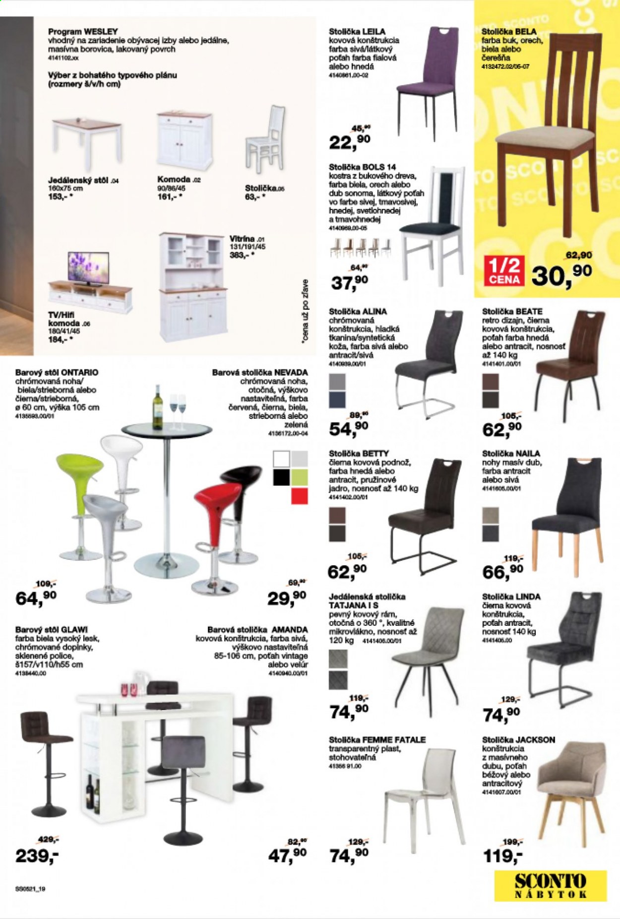 Leták Sconto nábytok - 23.4.2021 - 13.5.2021. Strana 19