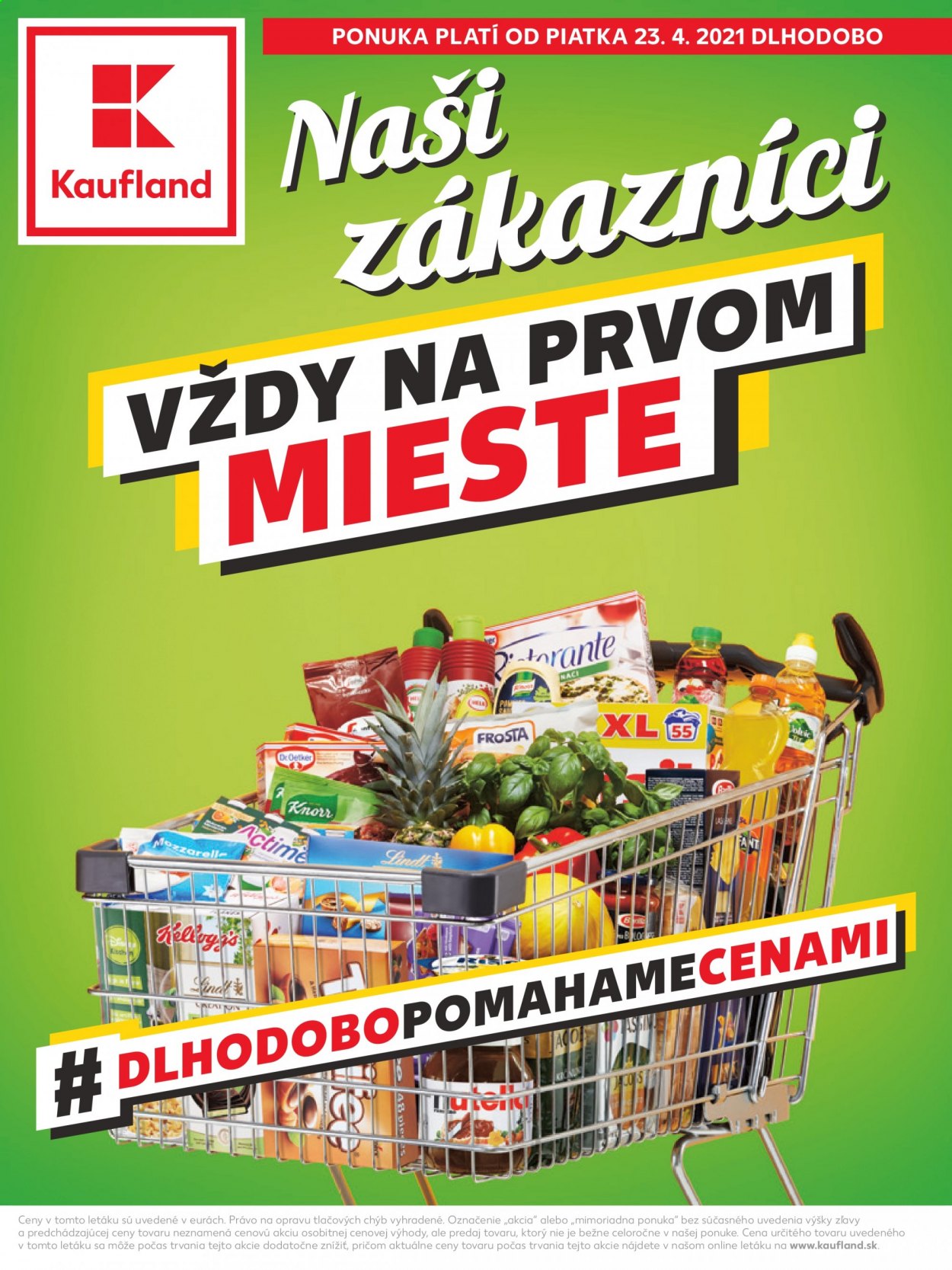Leták Kaufland. Strana 1