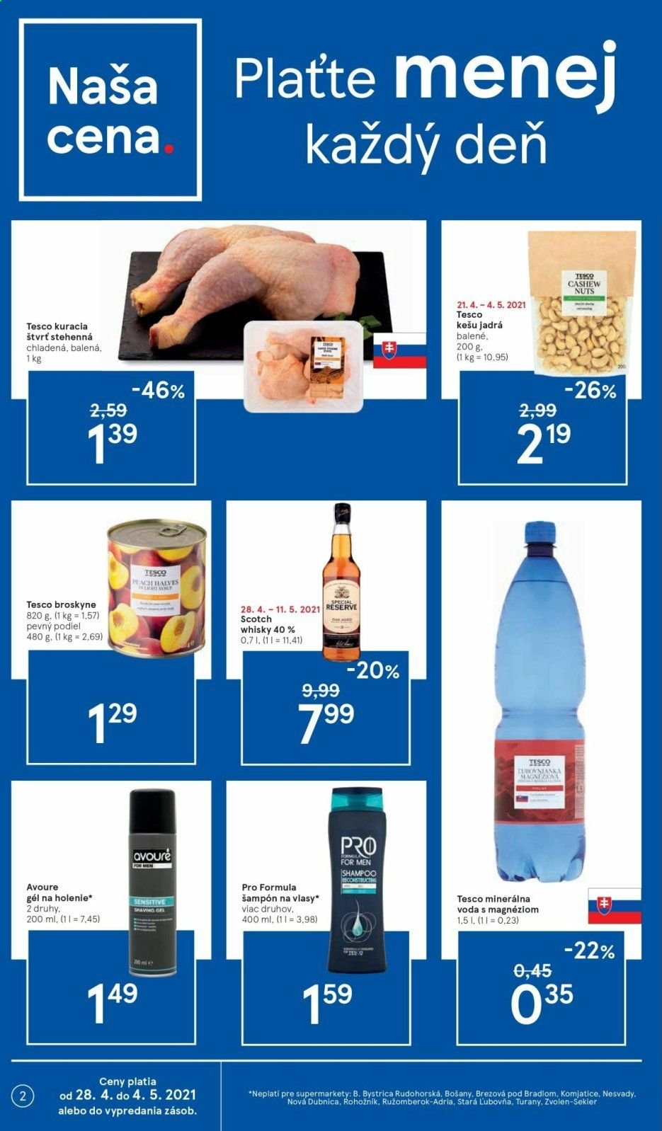 Leták TESCO supermarket - 28.4.2021 - 4.5.2021. Strana 2