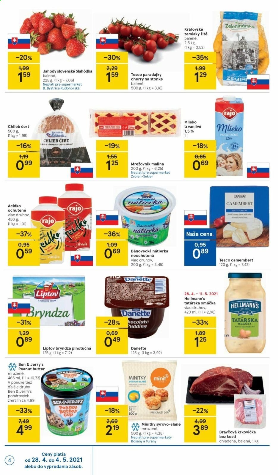 Leták TESCO supermarket - 28.4.2021 - 4.5.2021. Strana 4