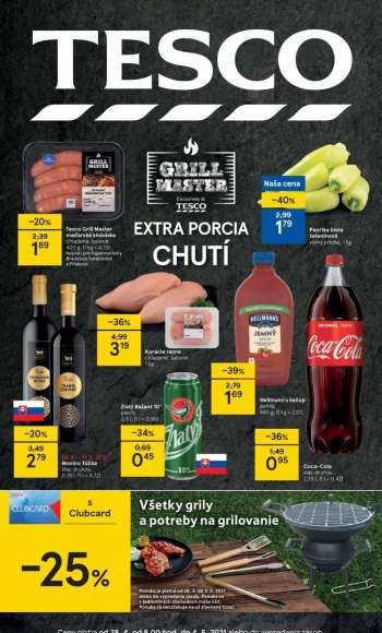 Leták TESCO - 28.4.2021 - 4.5.2021.