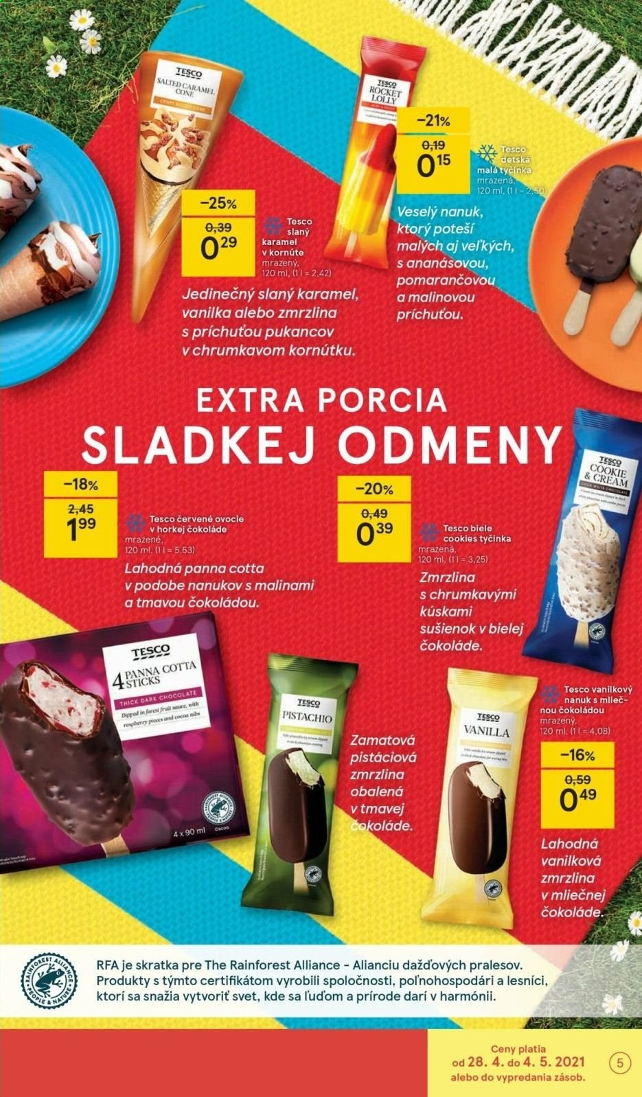 Leták TESCO - 28.4.2021 - 4.5.2021. Strana 4