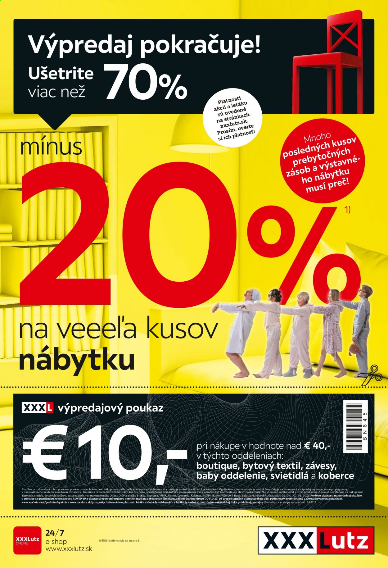 Leták XXXLutz - 26.4.2021 - 9.5.2021. Strana 1