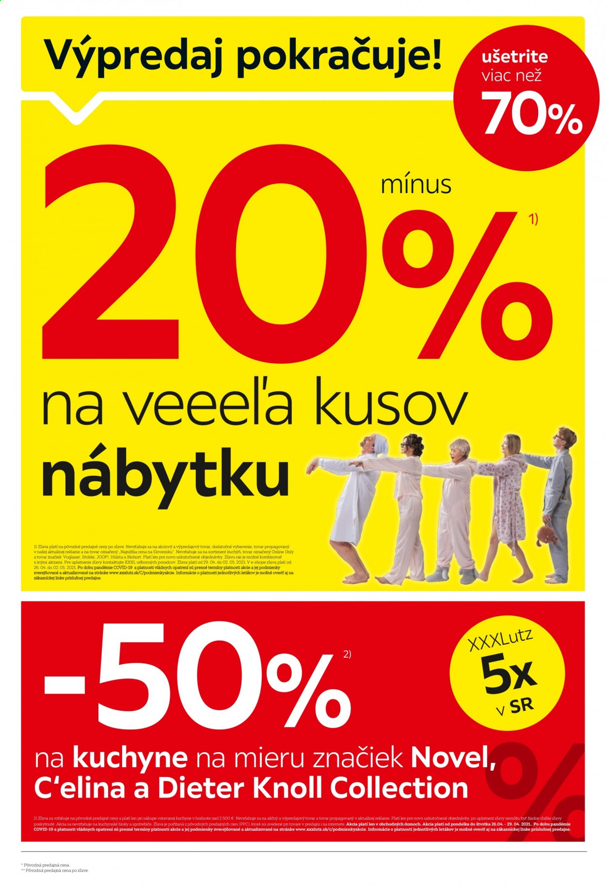 Leták XXXLutz - 26.4.2021 - 9.5.2021. Strana 2