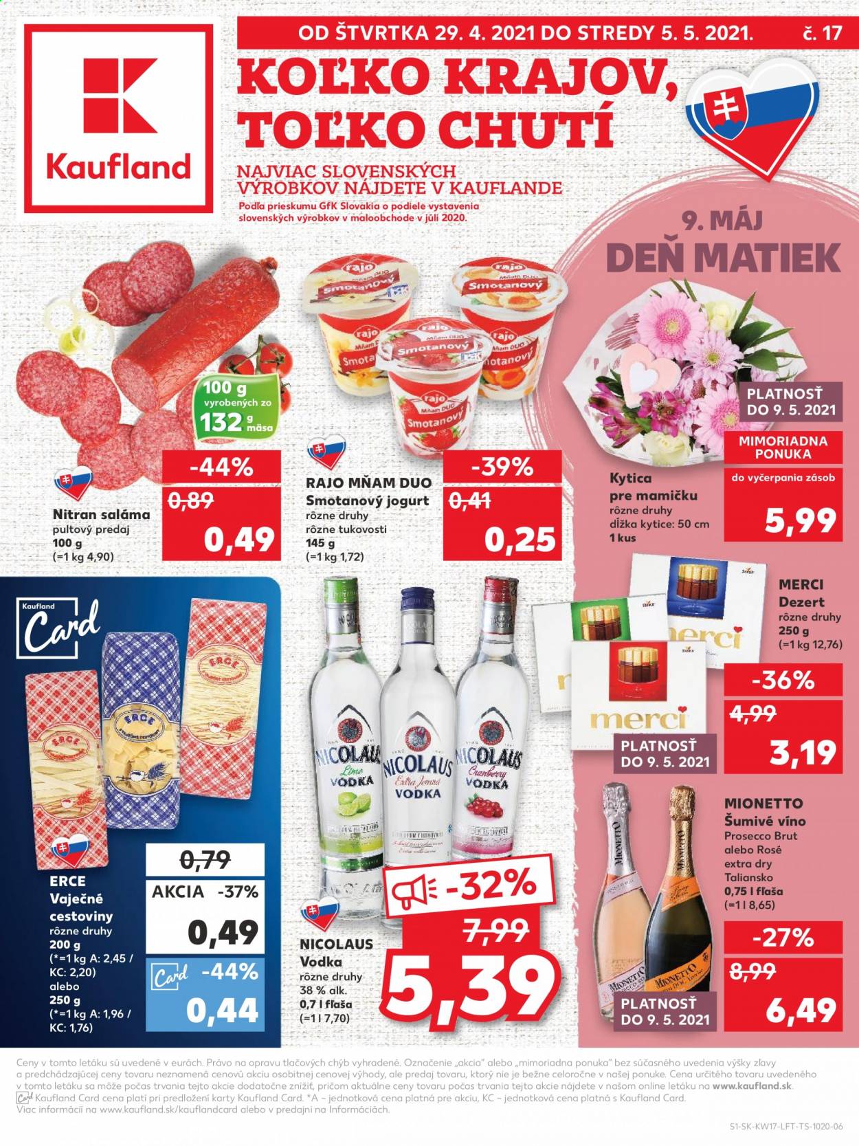 Leták Kaufland - 29.4.2021 - 5.5.2021. Strana 1