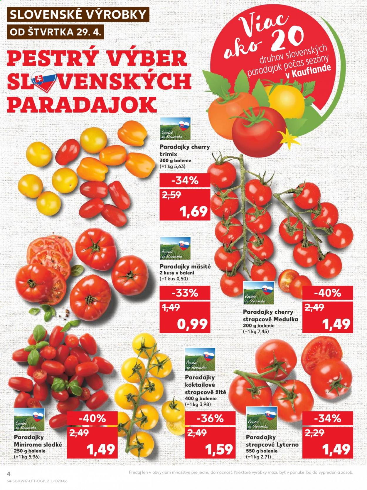 Leták Kaufland - 29.4.2021 - 5.5.2021. Strana 4