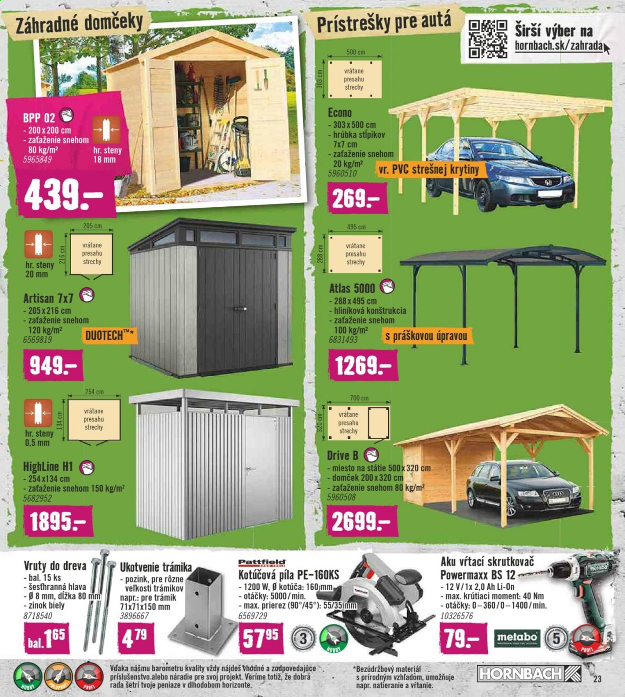 Leták Hornbach - 28.4.2021 - 23.5.2021. Strana 23