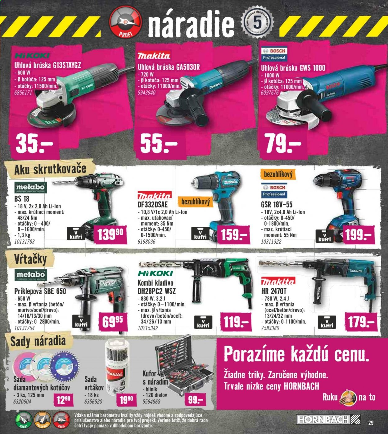 Leták Hornbach - 28.4.2021 - 23.5.2021. Strana 29