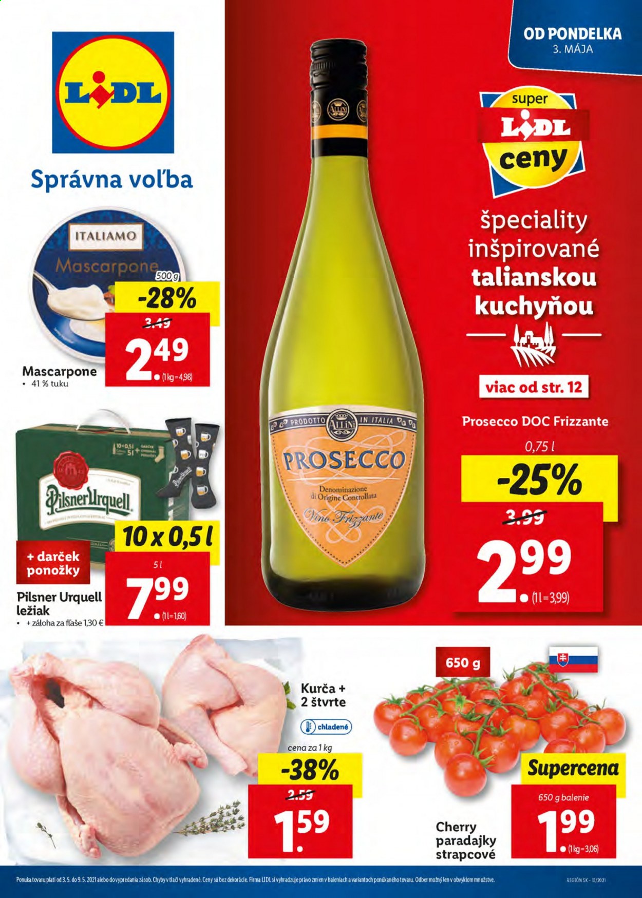 Leták Lidl - 3.5.2021 - 9.5.2021. Strana 1
