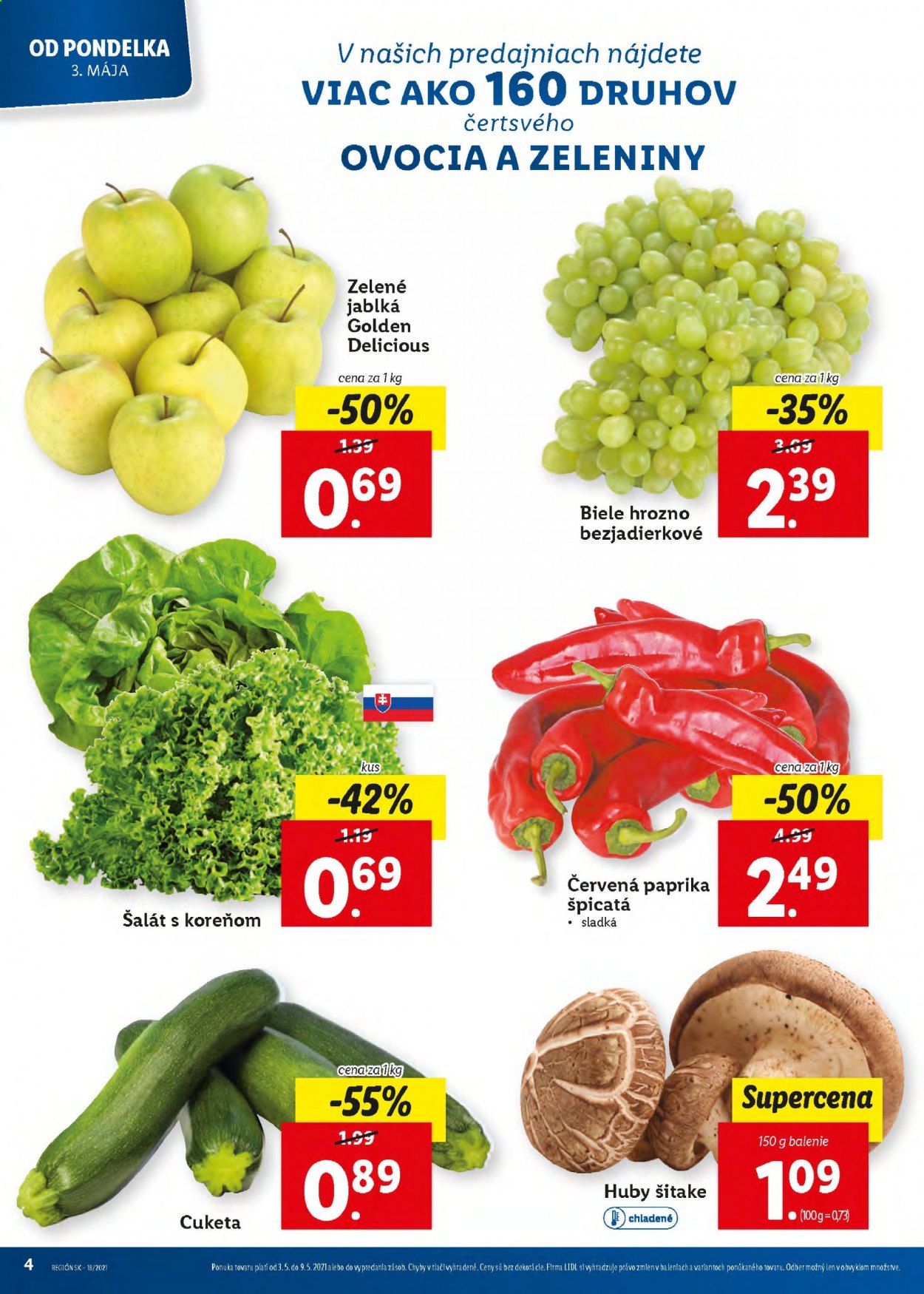 Leták Lidl - 3.5.2021 - 9.5.2021. Strana 4