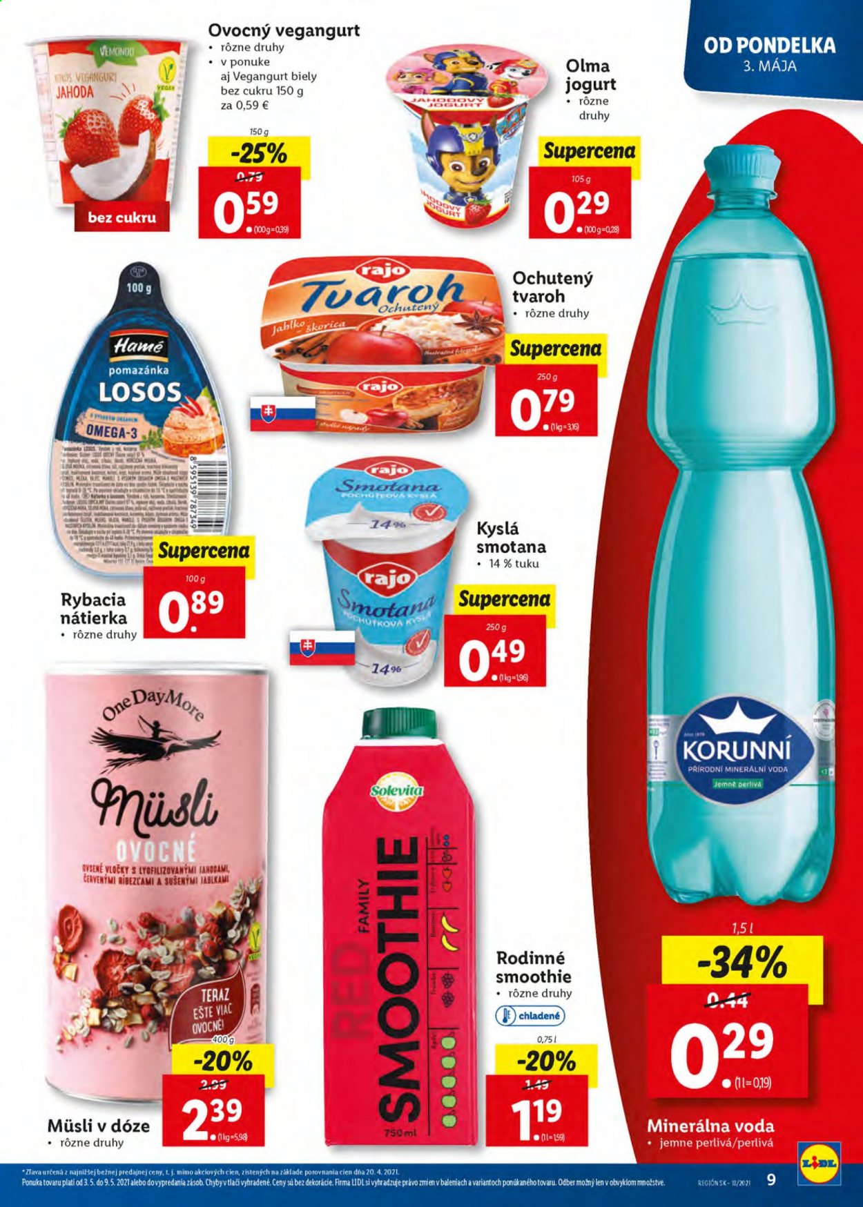 Leták Lidl - 3.5.2021 - 9.5.2021. Strana 9