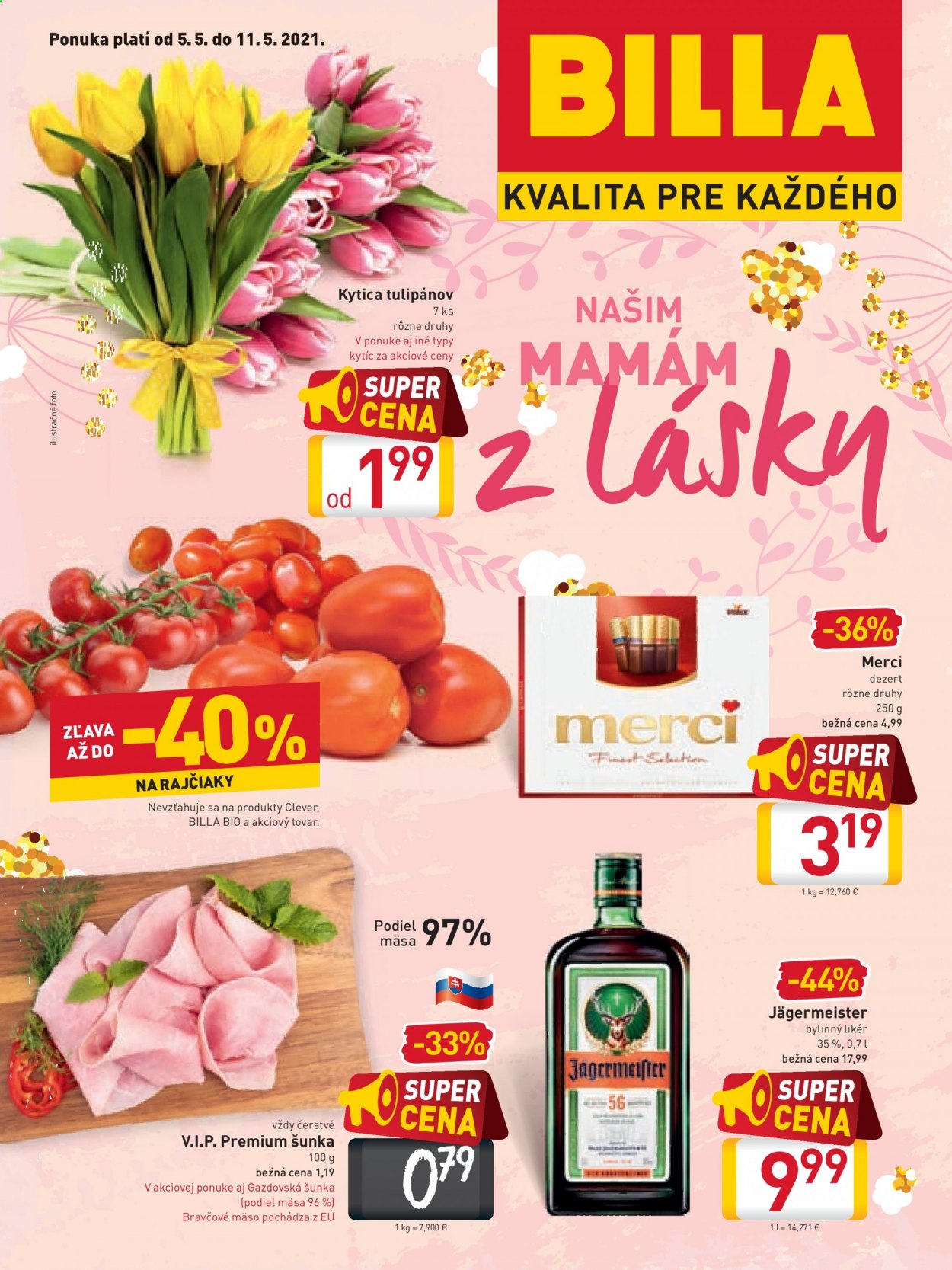 Leták Billa - 5.5.2021 - 11.5.2021. Strana 1