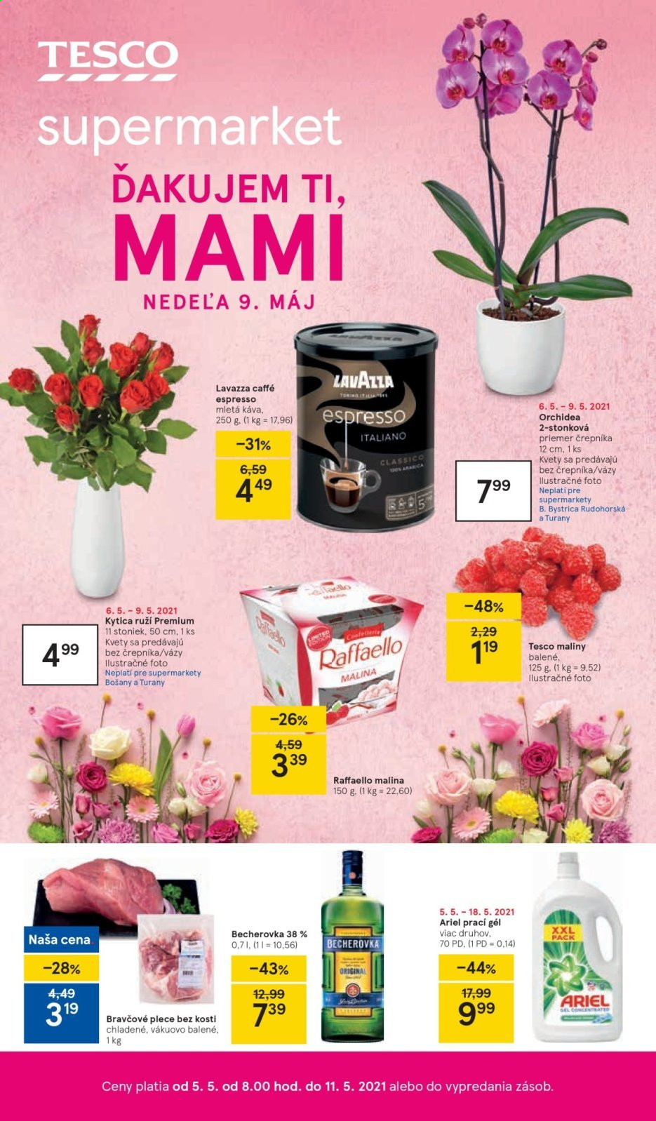 Leták TESCO supermarket - 5.5.2021 - 11.5.2021. Strana 1