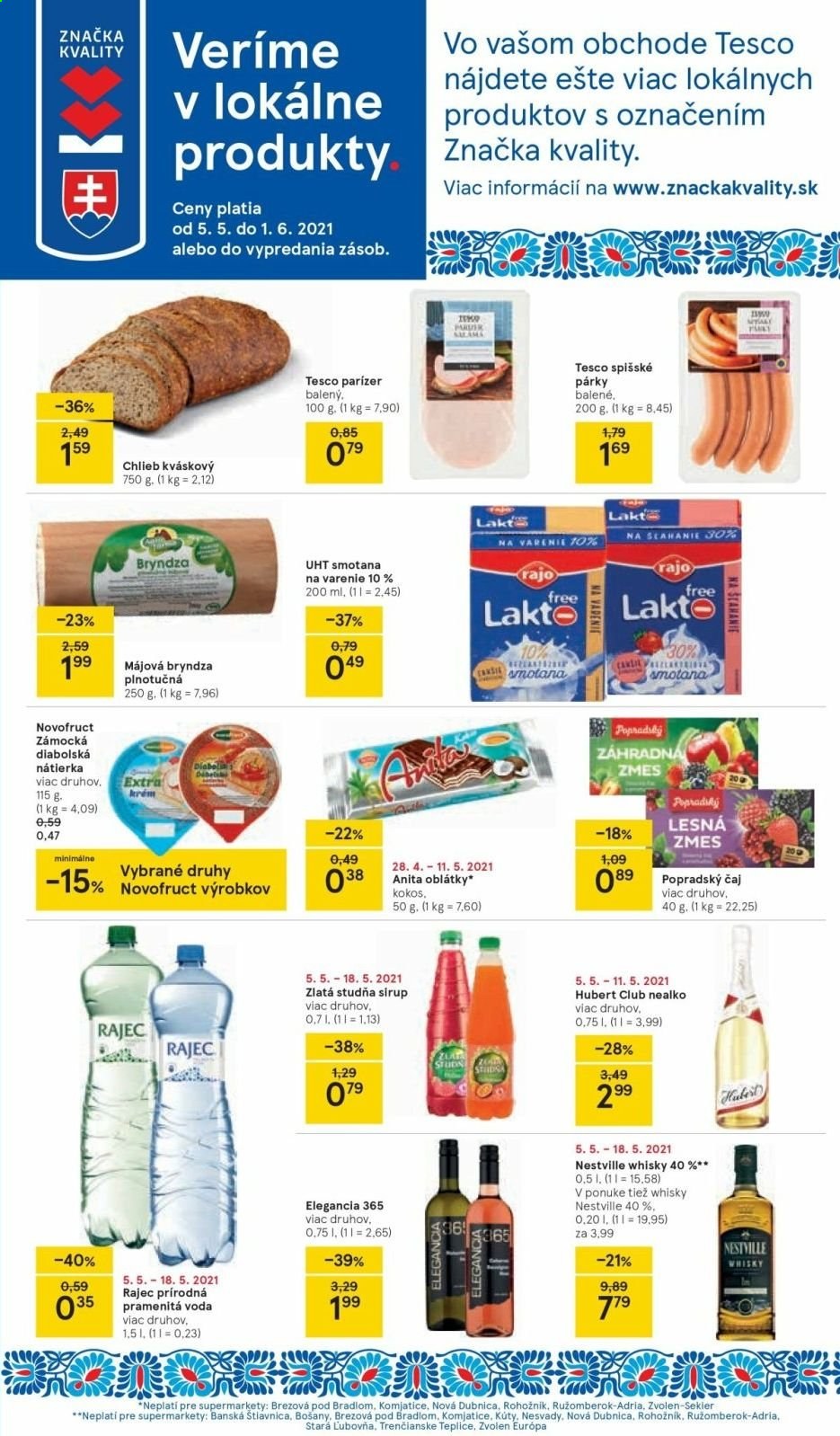 Leták TESCO supermarket - 5.5.2021 - 11.5.2021. Strana 3