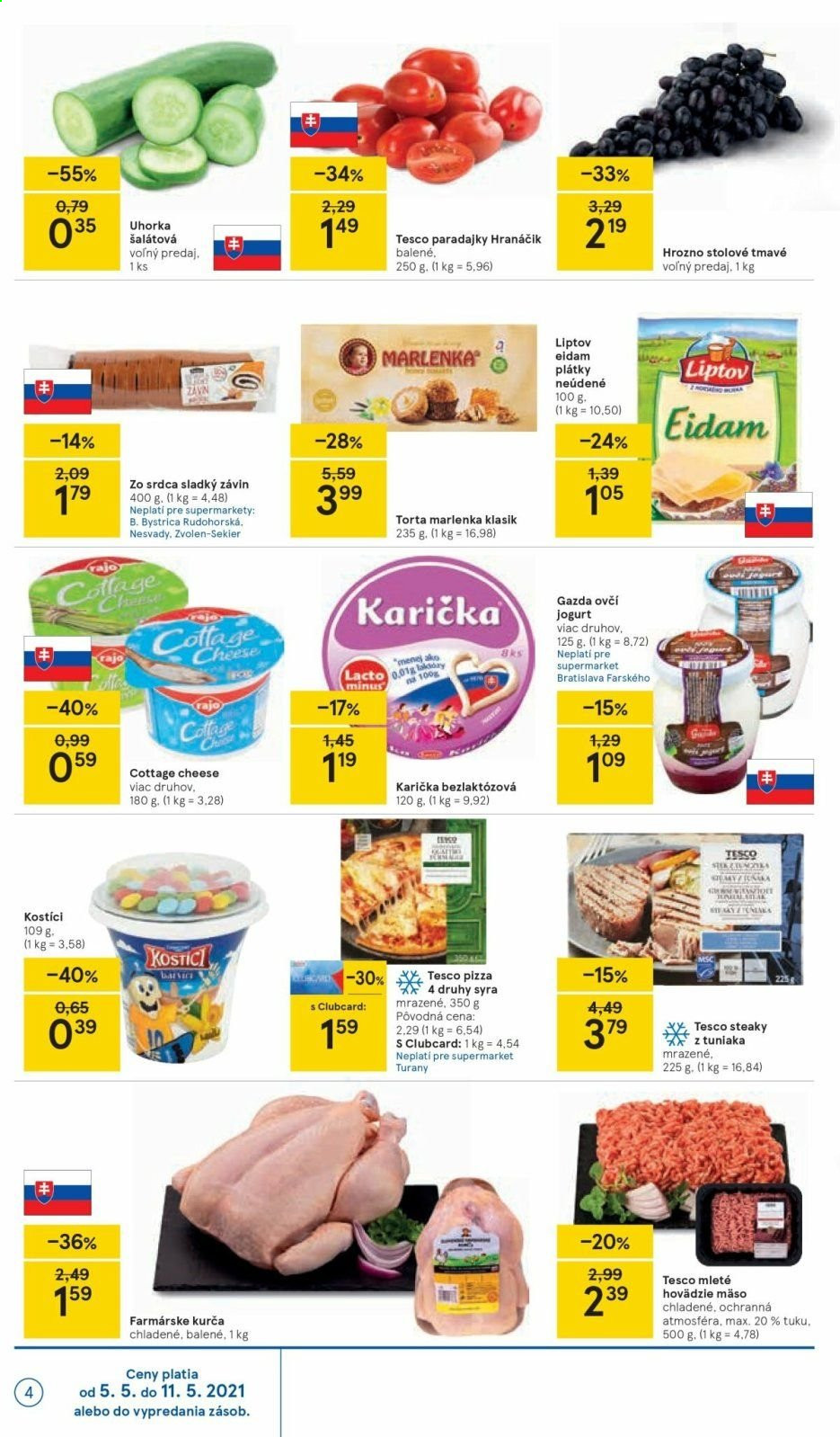 Leták TESCO supermarket - 5.5.2021 - 11.5.2021. Strana 4
