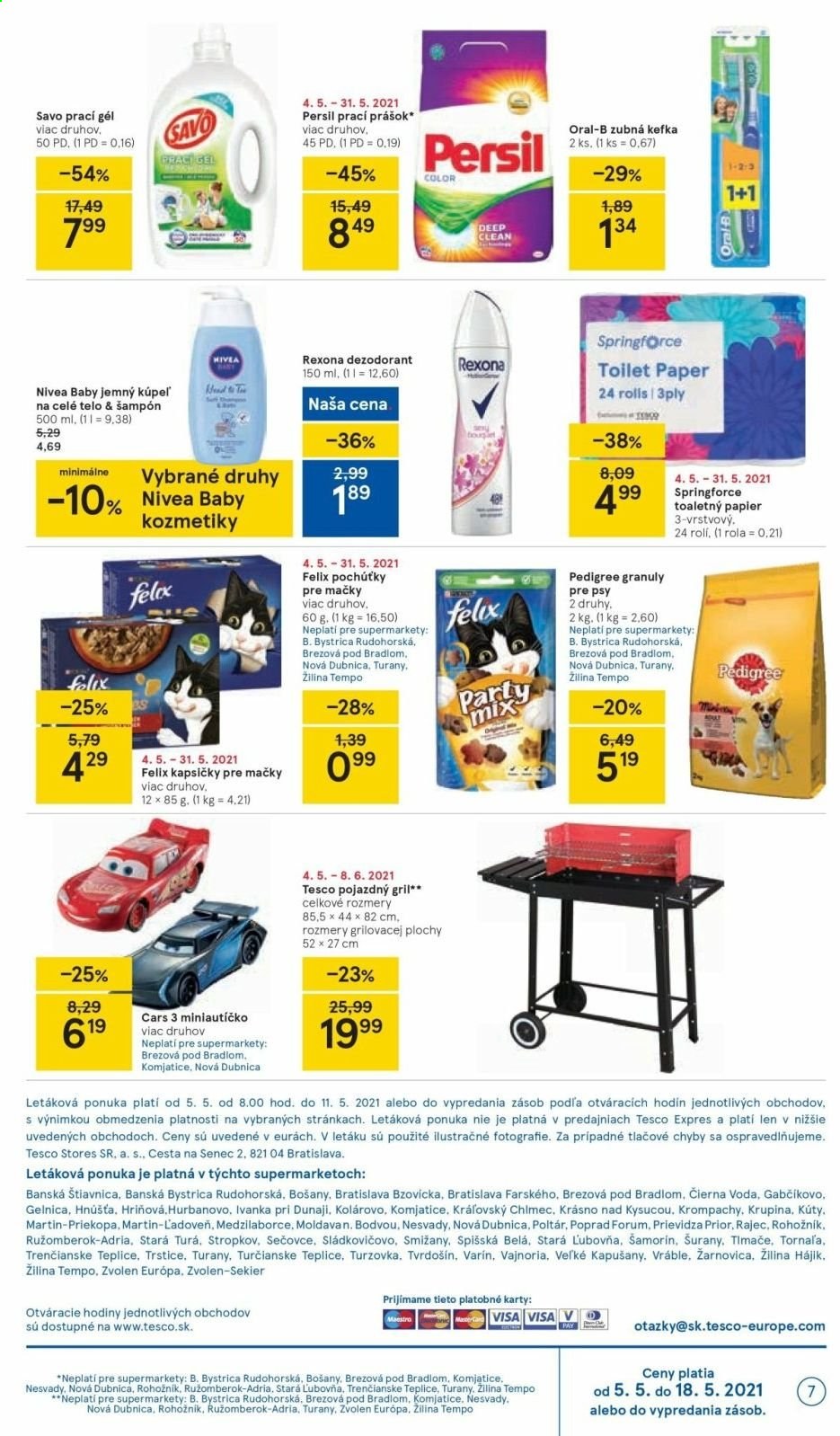 Leták TESCO supermarket - 5.5.2021 - 11.5.2021. Strana 7