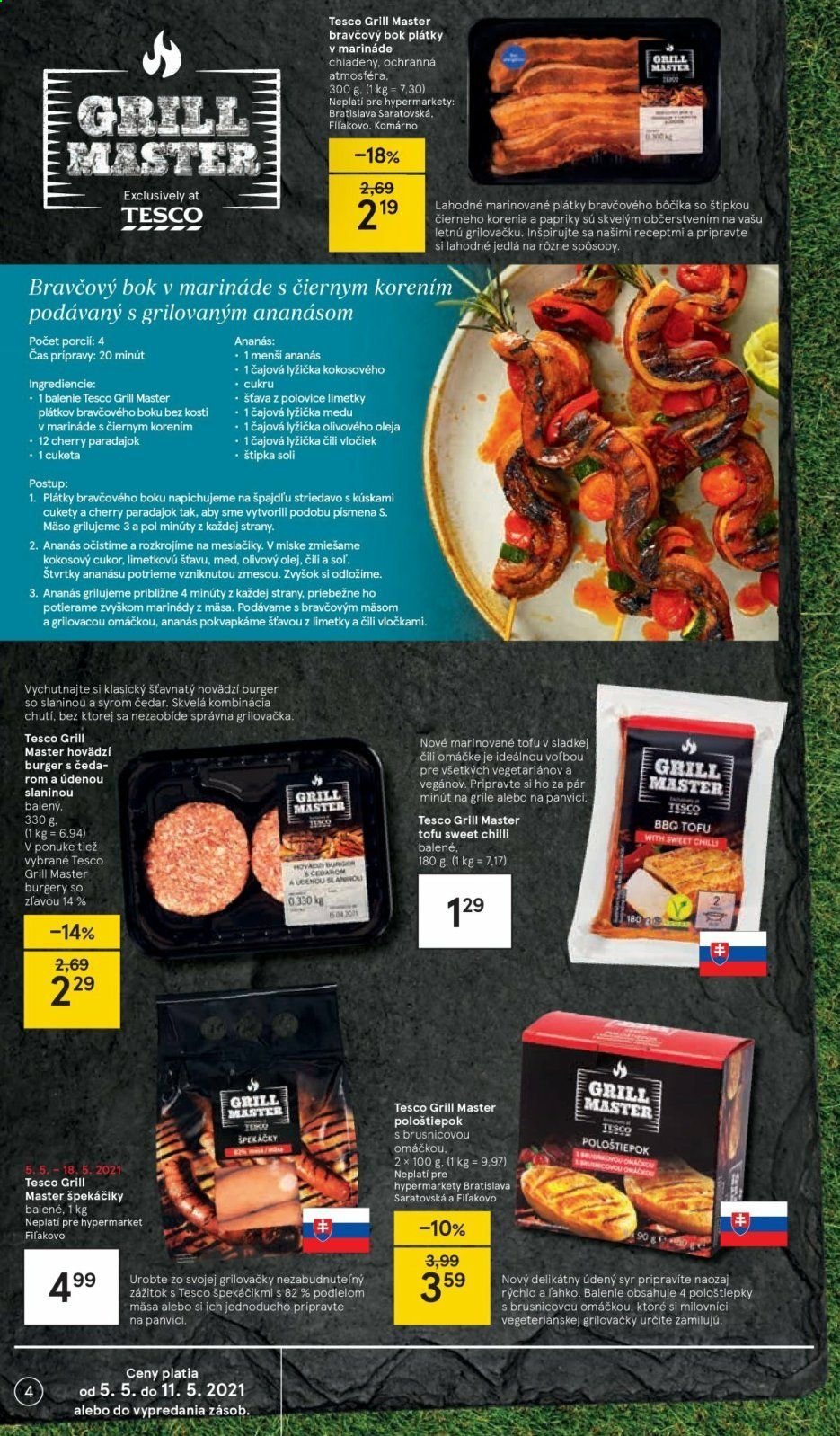Leták TESCO - 5.5.2021 - 11.5.2021. Strana 4