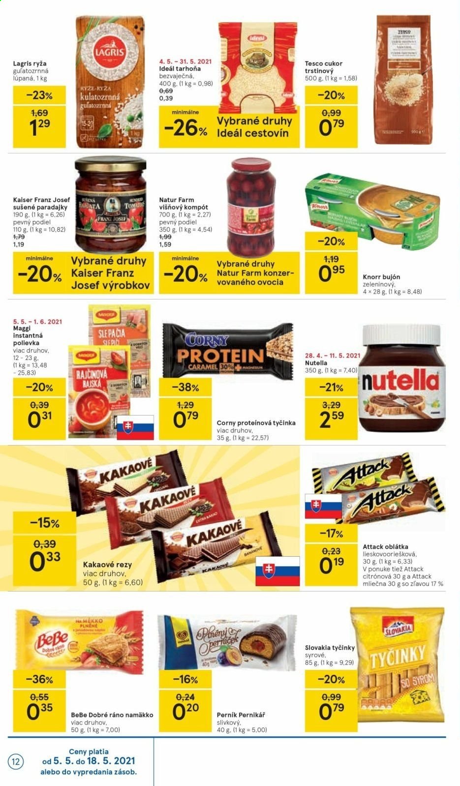 Leták TESCO - 5.5.2021 - 11.5.2021. Strana 12