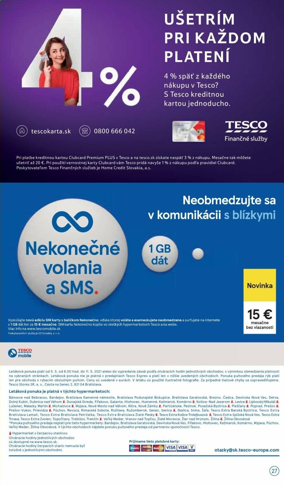 Leták TESCO - 5.5.2021 - 11.5.2021. Strana 27