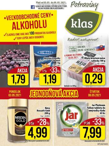 Leták Klas - 3.5.2021 - 9.5.2021.