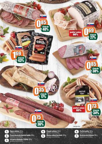 thumbnail - Slanina údená bez kože 100 g jednotková cena 3,50 EUR/kg