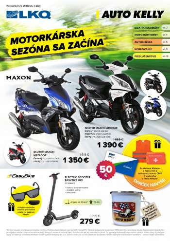 Leták Auto Kelly - 4.5.2021 - 5.7.2021.
