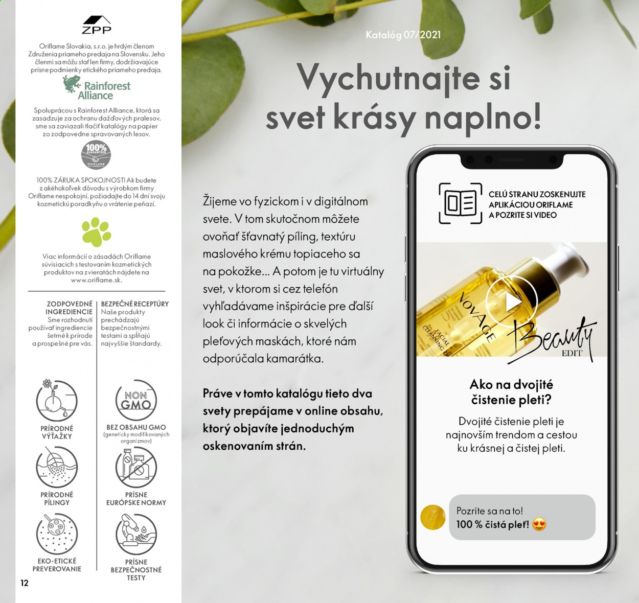 Leták Oriflame - 4.5.2021 - 24.5.2021. Strana 12