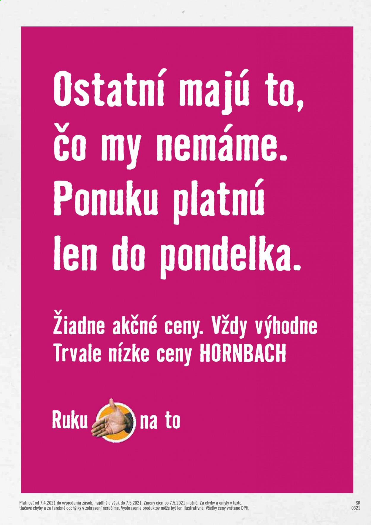 Leták Hornbach - 7.4.2021 - 7.5.2021. Strana 6