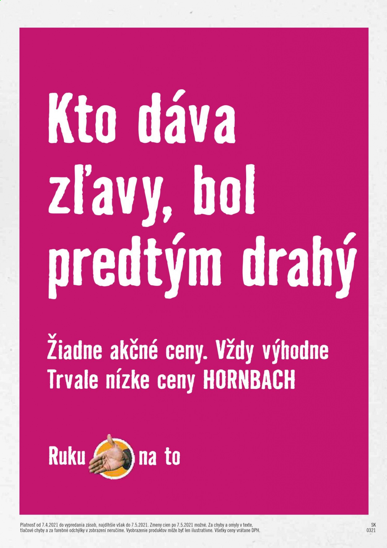 Leták Hornbach - 7.4.2021 - 7.5.2021. Strana 8