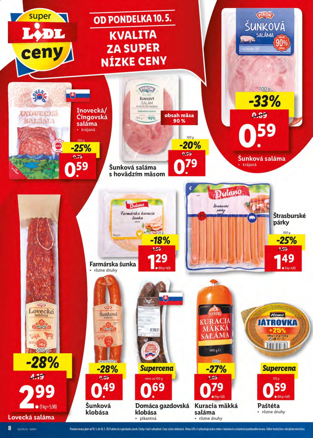 Leták Lidl - 10.5.2021 - 16.5.2021. Strana 8