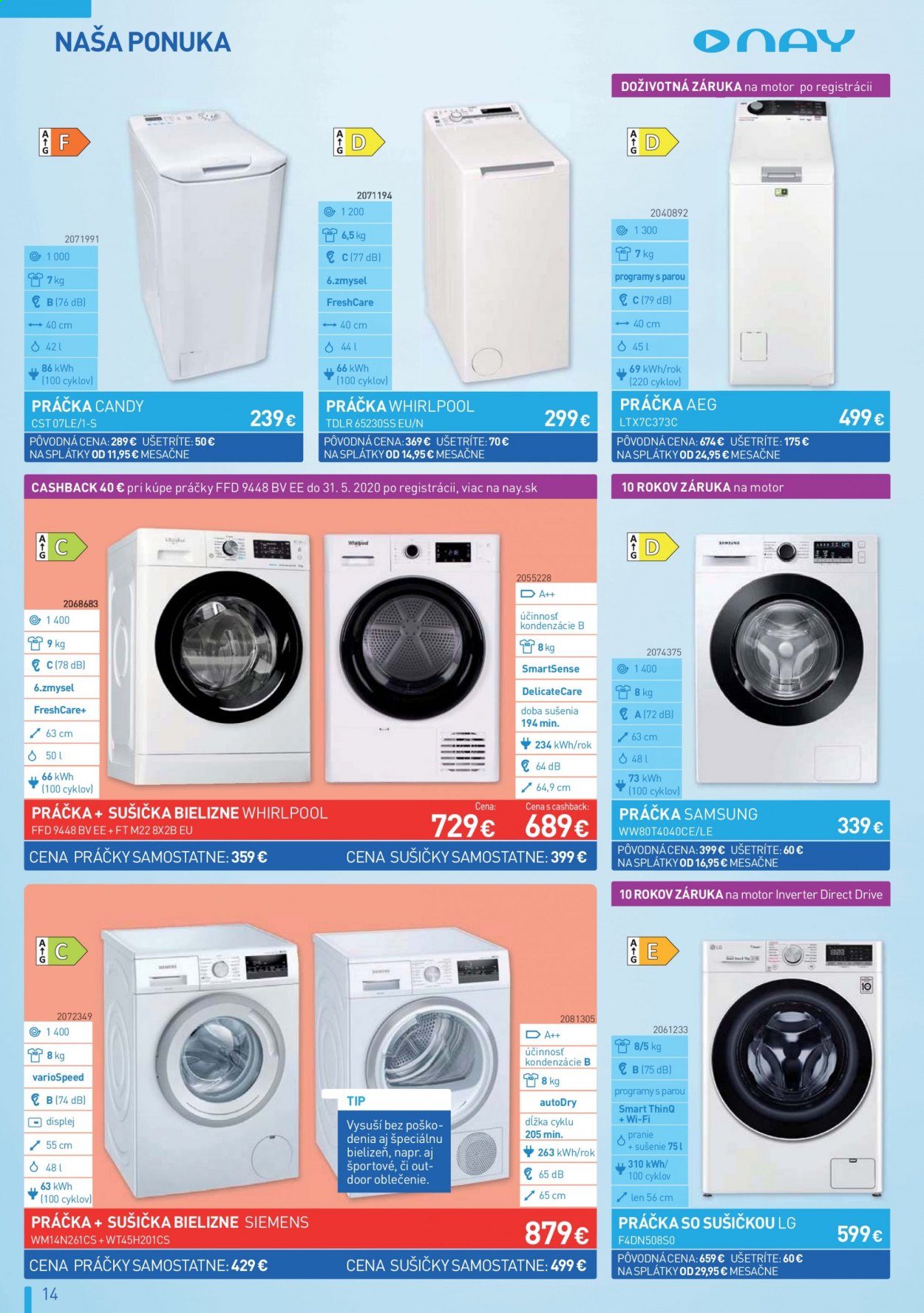 Leták NAY Elektrodom - 6.5.2021 - 2.6.2021. Strana 14
