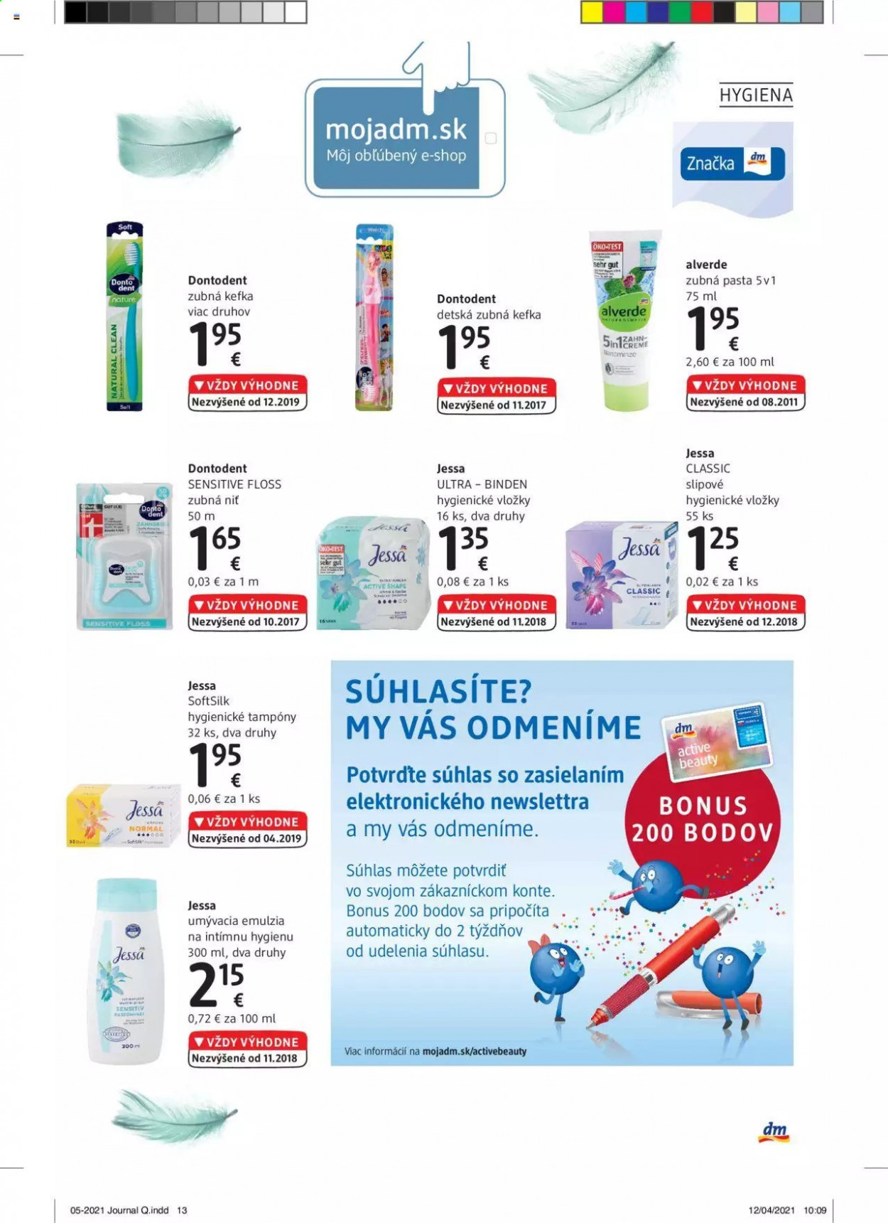 Leták dm drogerie - 1.5.2021 - 31.5.2021. Strana 13