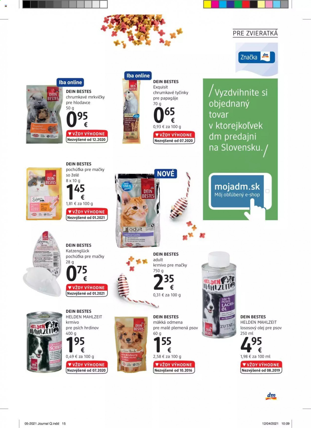 Leták dm drogerie - 1.5.2021 - 31.5.2021. Strana 15