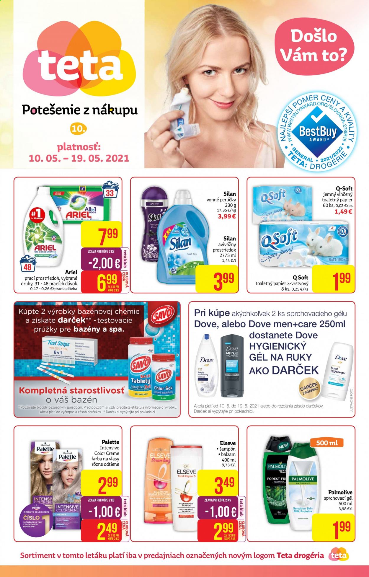 Leták Teta drogerie - 10.5.2021 - 19.5.2021. Strana 1