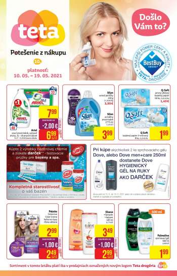 Leták Teta drogerie - 10.5.2021 - 19.5.2021.